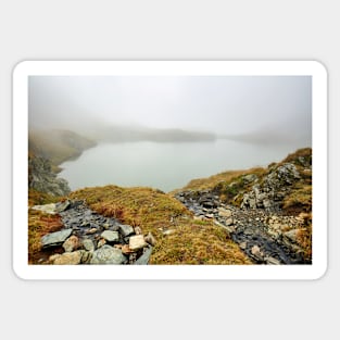 Glacial lake in the mountains Sticker